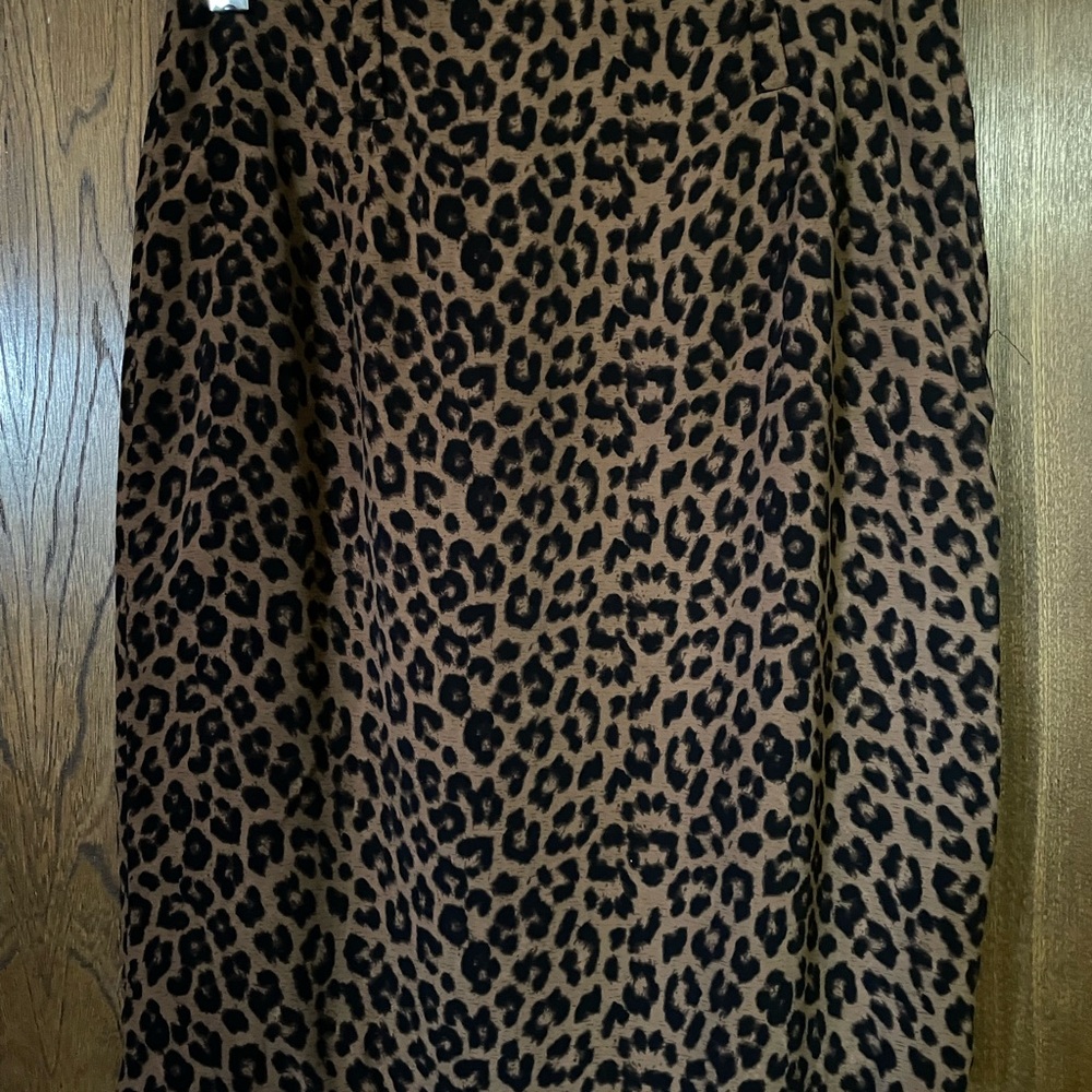 Leopard Print Skirt